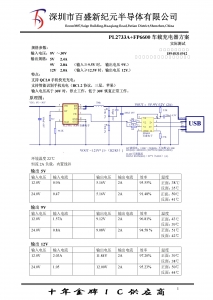 高通QC2.0快充車充方案，支持三星蘋果識(shí)彆