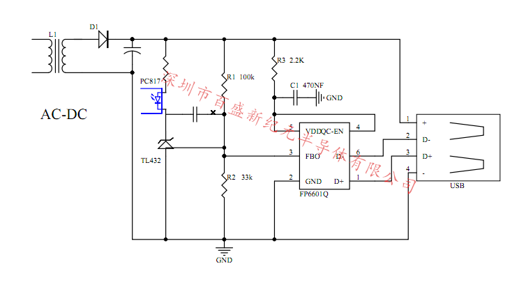 FP6601Q工作設(shè)計(jì)指南（AC-DC / DC-DC）