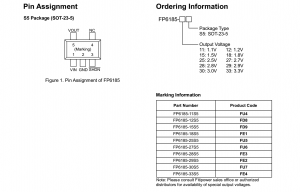 一級代理FP6185-18S5，帶EN腳穩(wěn)壓IC，輸出1.8V