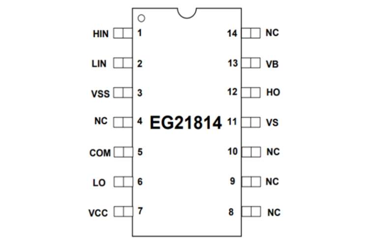 EG21814：大功率MOS/IGBT柵極驅(qū)動芯片，高性價比之選