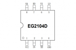 EG2104D：帶SD保護功能的高性價比MOS/IGBT柵極驅動芯片，專用于無刷電機與DC-DC電源控制