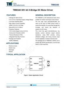 TMI8340 30V 4A H橋D  