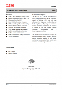XL4101E1  3A 150kHz 40V 降壓鋰電池充電器